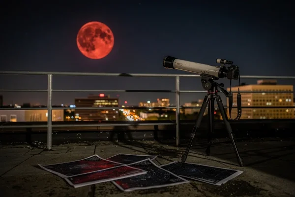 Artėja Kruvinoji Mėnulis: kodėl palydovas 82 minutes nusidažys raudonai