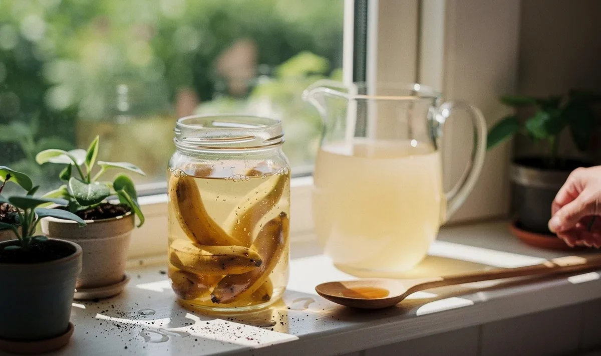 Bananų žievė su actu: kodėl ekspertai rekomenduoja šią mišinį naudoti augalams