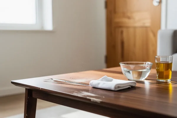 Gastónas Williamsas, valymo ekspertas: „Norint pašalinti įbrėžimus medyje, sumaišykite 50 % acto ir 50 % aliejaus“