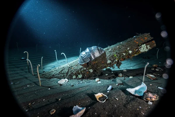 Japonijoje 5 500 m gylyje aptiktas keistas gyvis su metaline „liežuviu“ padengta radula