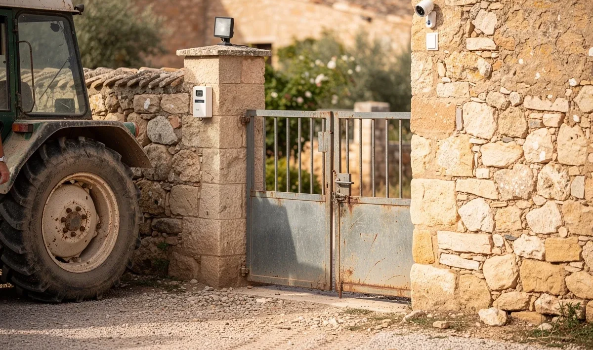 Kaimynas turi nulipti nuo traktoriaus, kad atidarytų vartus: Aukščiausiasis Teismas tai laiko „vien nepatogumu“, bet liepia nuimti kamerą ir signalizaciją