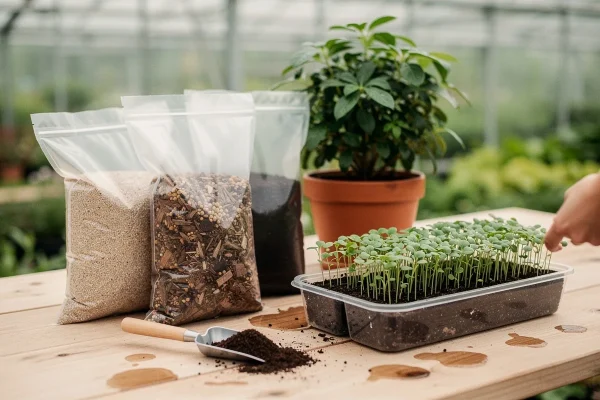Kaip išsirinkti tinkamą žemių mišinį (substratą) vazoniniams augalams ir sėkloms