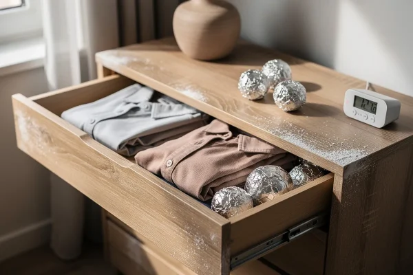 Kodėl verta dėti aliuminio folijos kamuoliukus į namų stalčius ir kam tai padeda