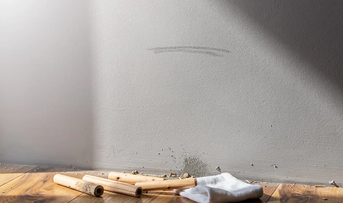 Kodėl verta trinti sienos dėmes kamščiu: paprastas ir veiksmingas triukas