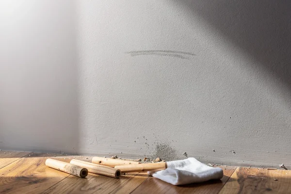 Kodėl verta trinti sienos dėmes kamščiu: paprastas ir veiksmingas triukas