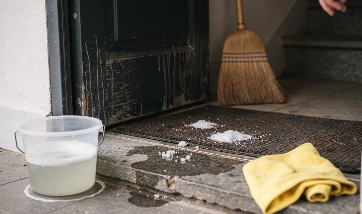 Mesti vandenį su stambia druska prie namų durų: kodėl tai rekomenduojama ir kam tai padeda