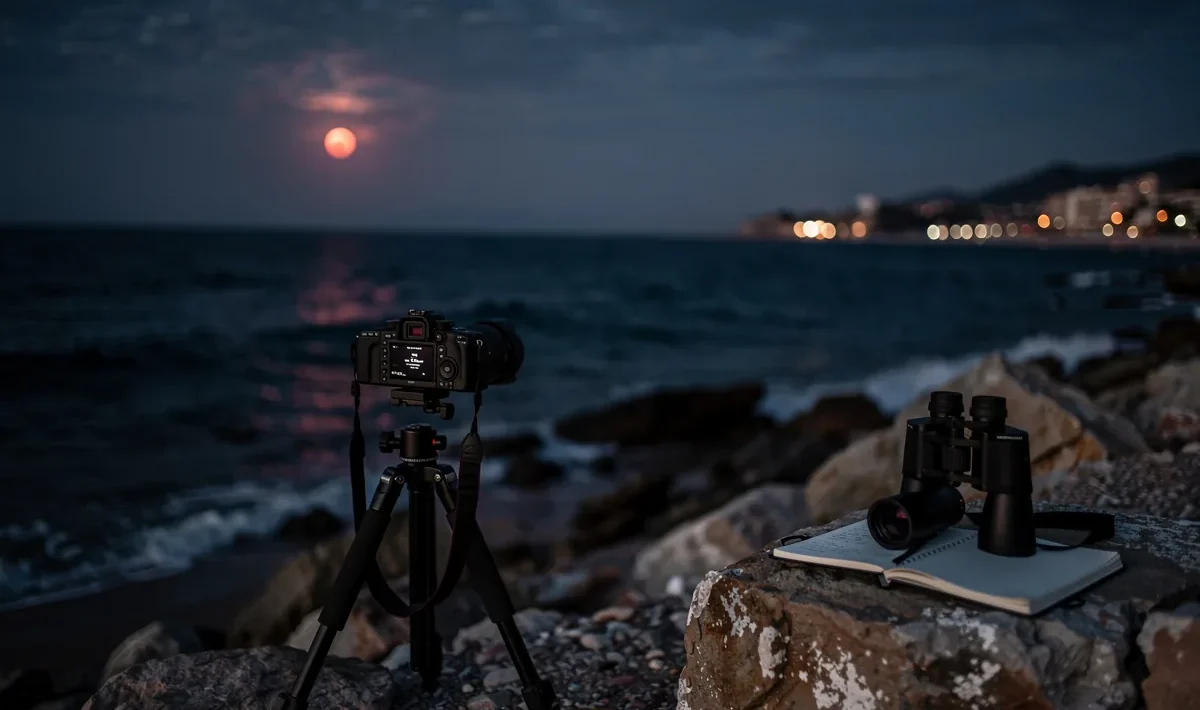 Mėnulio užtemimas ir „kruvinojo mėnulio“ reginys 2026 m. kovą