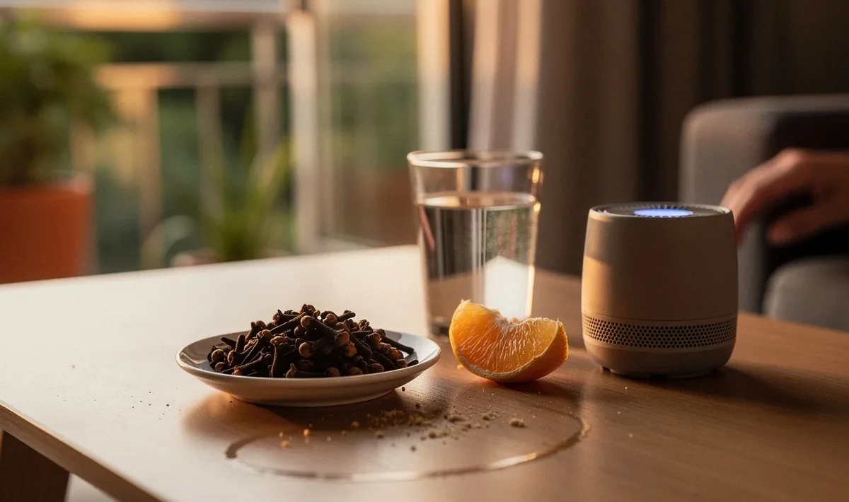 Sauja gvazdikėlių mažoje lėkštelėje: paprastas būdas apsaugoti namus nuo uodų