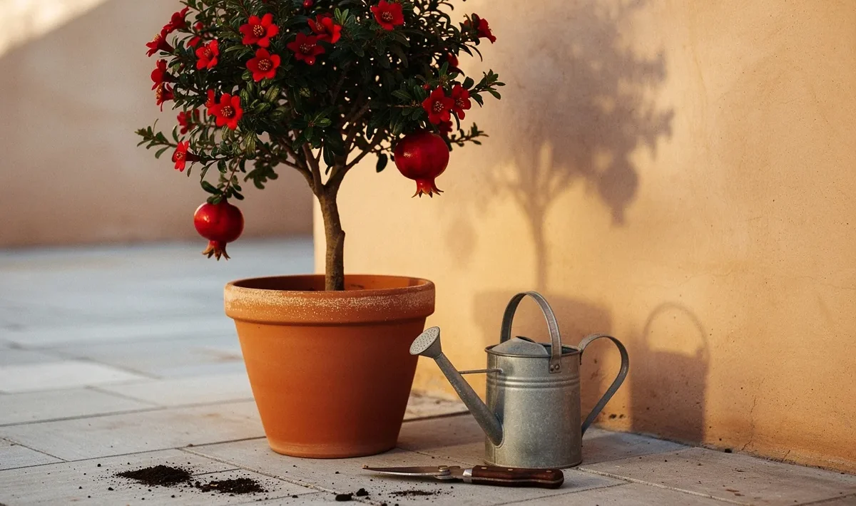 Tobulas medis namams: granatas, kuris nekelia grindinio, duoda vaisių ir pakelia sausrą